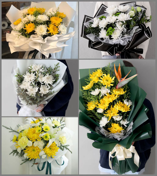 上海奉贤区奉城镇戴家村白事花束代送